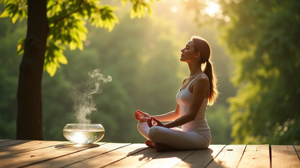 mindful breathing for calm