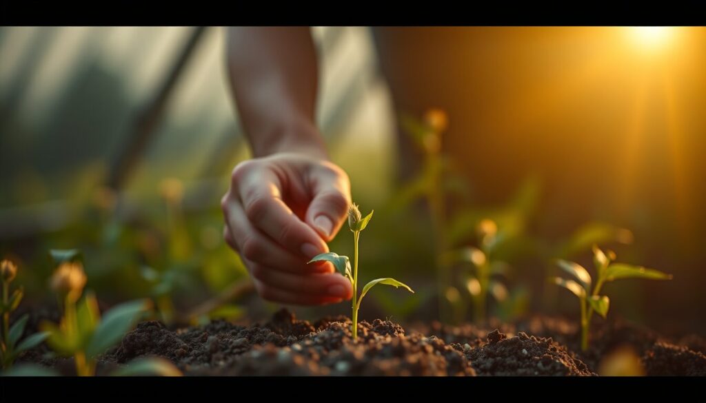 Seeding, you reap what you sow